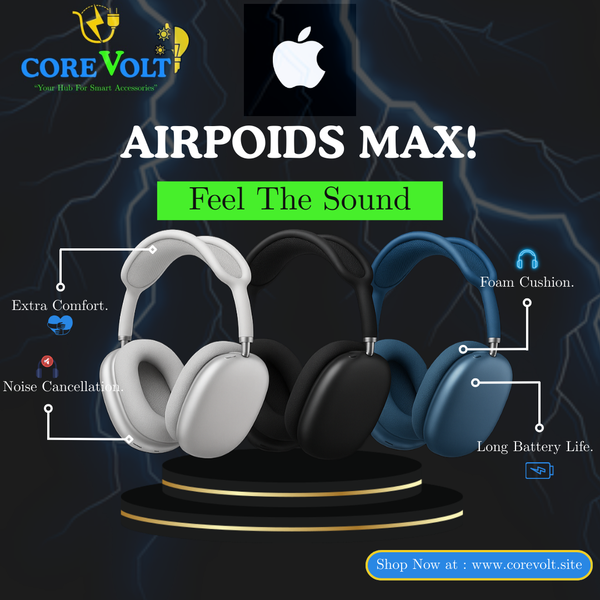 AirPods Max Platinum – Elite Headphones for Immersive Music Experience